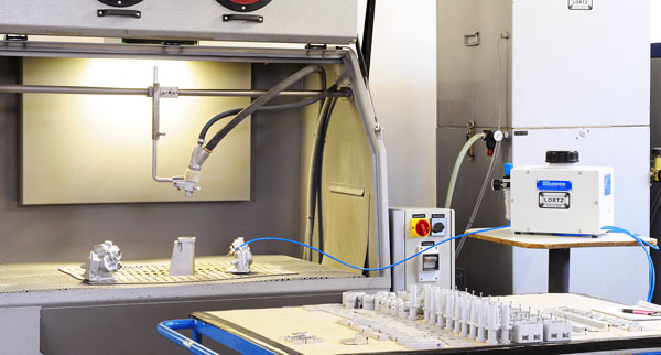 Injektor-Handstrahlkabine