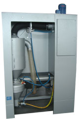 Strahlmaschinen Rückseite