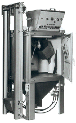 Automatische Drehkorb Strahlanlage