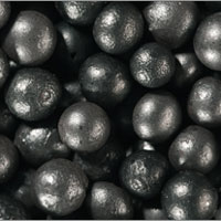 Korund O Stahlguss rund